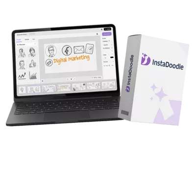InstaDoodle AI – Create Stunning Whiteboard Videos in 3 Clicks